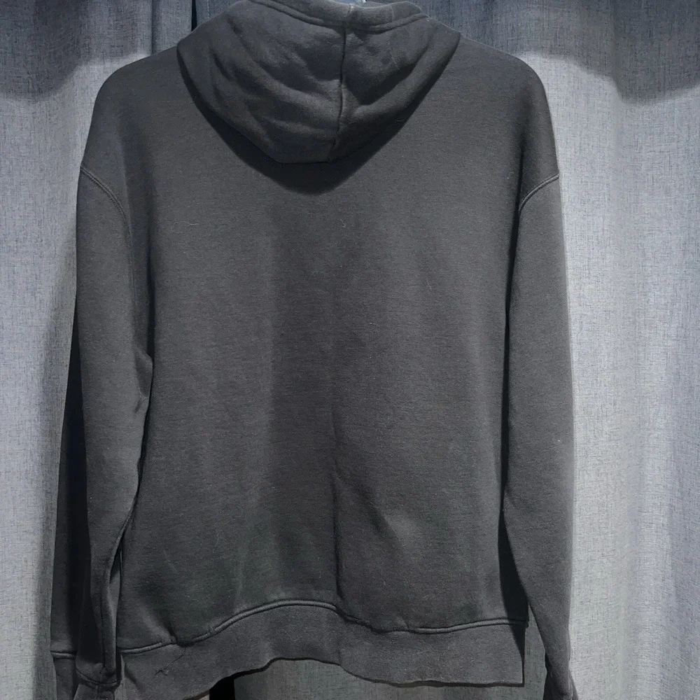 Jordan Black Fleece Pullover Hoodie Embroidered Logo Hooded Men's Size L